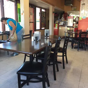 Bigger than I thought it was.  I like sitting by the north Windows.