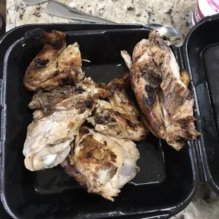 This was apparently 2 chickens! Smh!!