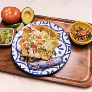 a plate of food