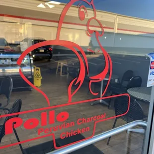 Decal with restaurants name