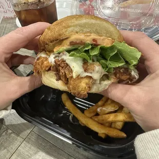 Chipotle crispy chicken sandwich