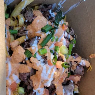 Loaded Fries w/ Beef