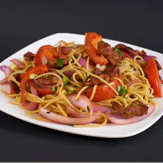 Tallarines Saltados (Spaghetti Stir Frys)