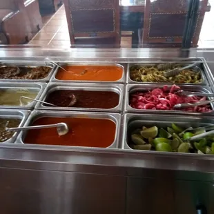 Freshly made salsas