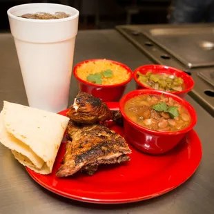 a plate of food