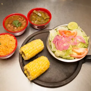 a plate of food