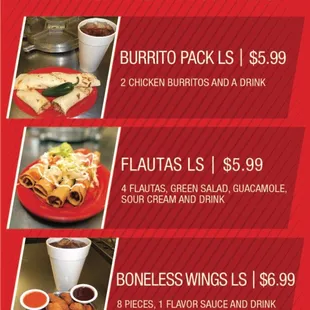Lunch Specials