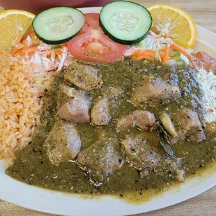Chile verde is really good