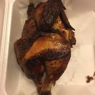 Very nice size half chicken