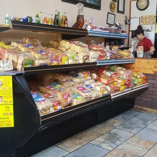 Fresh baked breads and rolls