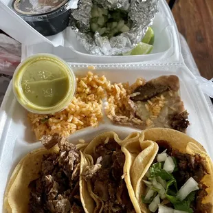 Beef #2. Street Tacos Meal (Beef)
