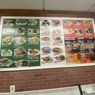 aqui esta el menu completa tomado en año 2021