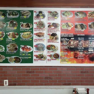 ramen and noodles, menu