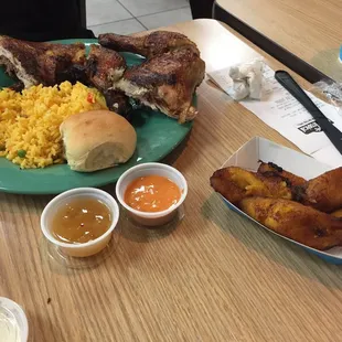 chicken wings and fried chicken, food