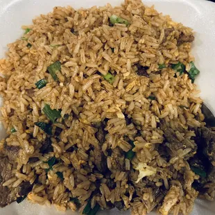 Beef Peruvian Fried Rice