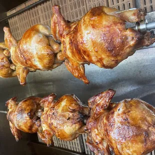 Rotisserie chickens