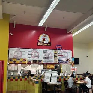 Front counter area.