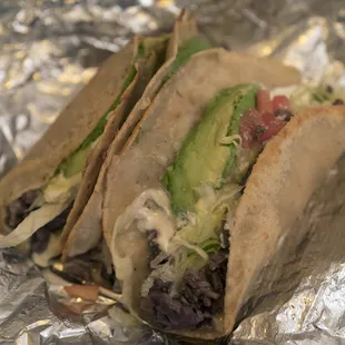 Small quesadillas are very different from the large ones.