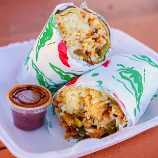 Delicious Chicken Burrito
