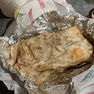 Pollo Asado Burrito