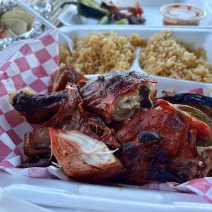 Chicken pulled apart so easily!