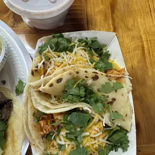 Chicken tacos