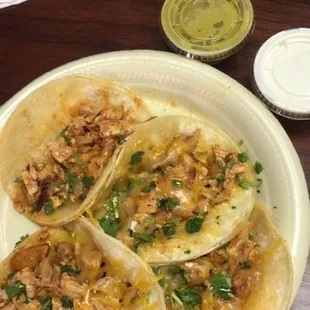 #6 chicken tacos