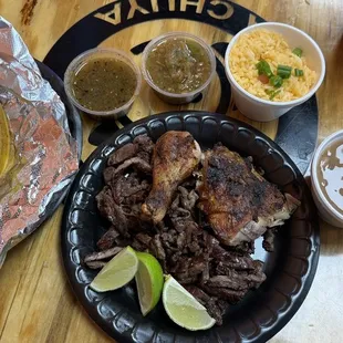 1/2 Campechano and a tamale