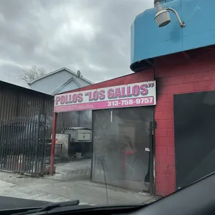 Outside chicken cooking - sooo delicious!