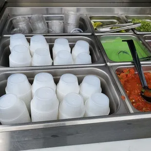 Salsa bar