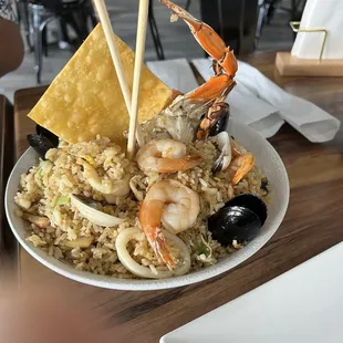 Chaufa de mariscos