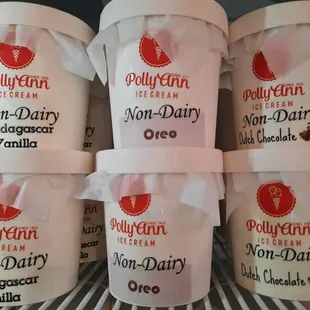 We have now more Lactose free, Non-Dairy and Dairy Free Ice Cream flavors!!