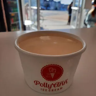 Sticky Mochi topped Ice Cream!! Now available in Polly Ann Ice Cream