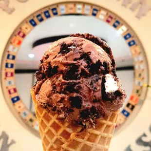 Chocolate Sprinkled Oreo! -New Flavor! 
Chocolate ice cream with chocolate chips, chocolate sprinkles, and Oreo Cookie.