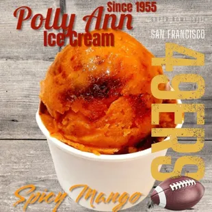 Spicy Mango Sorbet! A refreshing and fiery treat that will make your taste buds cheer!.