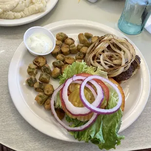 Grilled Onion Burger