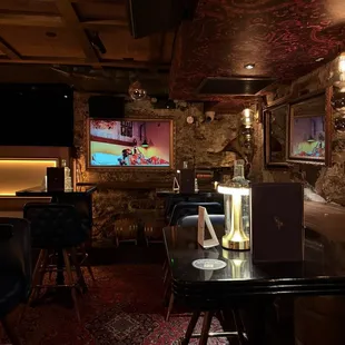 Inside the bar