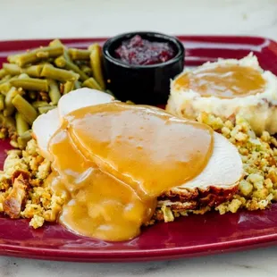 Traditional Roasted Turkey Dinner