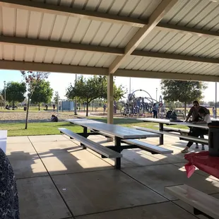 A beautiful day for a picnic.
