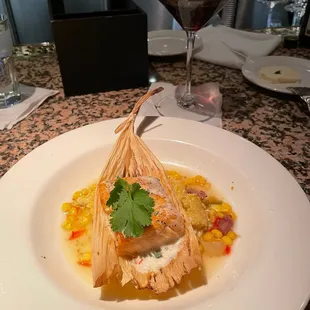 Salmon Tamale