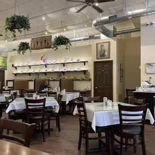 the interior of a restaurant