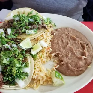 Brisket tacos, $10.95