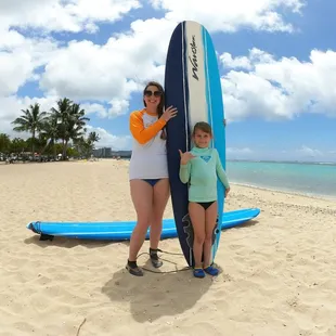 7 year old Olive, from Missouri. Amazing little lady surfing the Hawaiian waves for the first time!