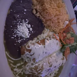 Green enchiladas