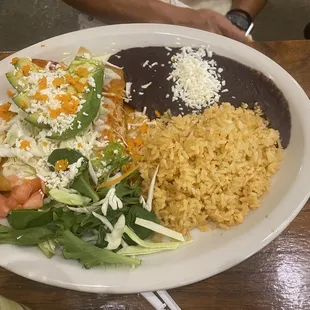 Chicken enchiladas