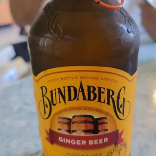 Ginger Beer.  Really good!