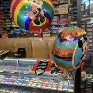 That was part of the Decoration for launching day of Lorcana. Love how they decorated the store.