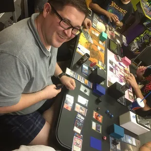 The Magic the Gathering games here rock. You never know who the hero or the villain is.