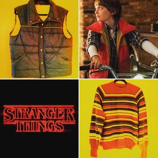STRANGE VIBE. Loving that "Stranger Things" vintage late 1970s, early 1980s style.