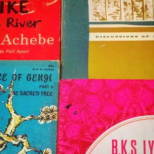 BOOKS. Used and vintage... A very polymathic selection.